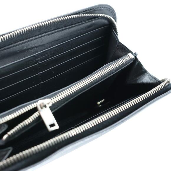 Saint Laurent Crocodile Detail Embossed Long Wallet SL-1201P-0002 - Picture 8 of 8